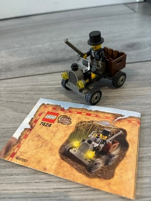 Lego 7424 Black cruiser, Gebruikt, Overige thema's, Lego, Compleet