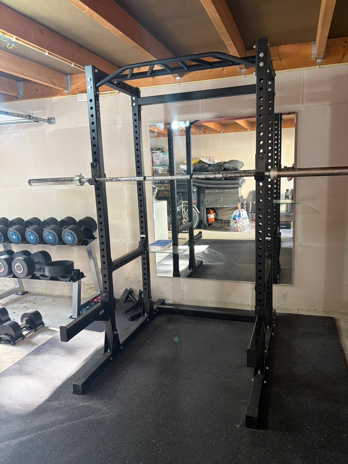 Complete Homegym – ATX + Hammer Strength dumbbells + 210kg, Sport en Fitness, Ophalen, Zo goed als nieuw, Armen, Dumbbell