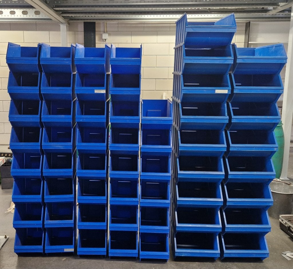 magazijnbakken, Ophalen, Gebruikt, Minder dan 50 cm, Minder dan 40 cm