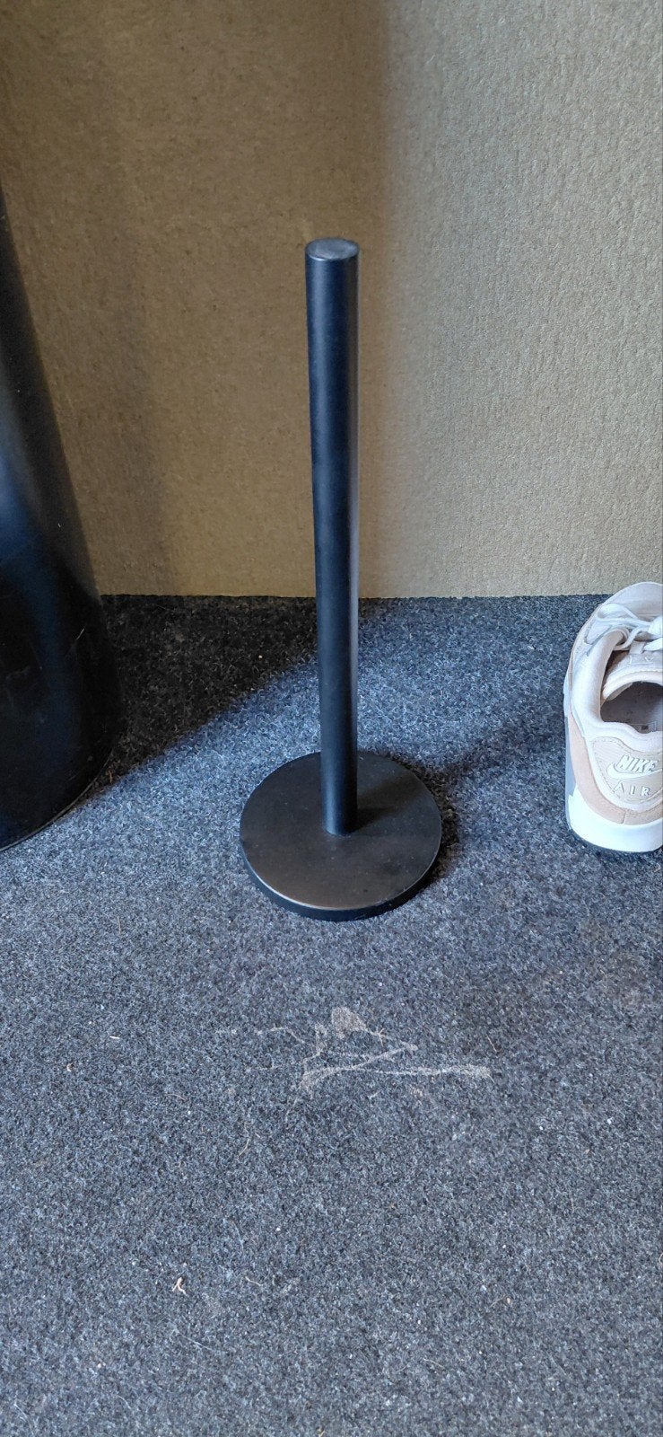 zwarte wc-rol/keuken rol houder, Ophalen of Verzenden, Zo goed als nieuw, Zwart, Douche-accessoire
