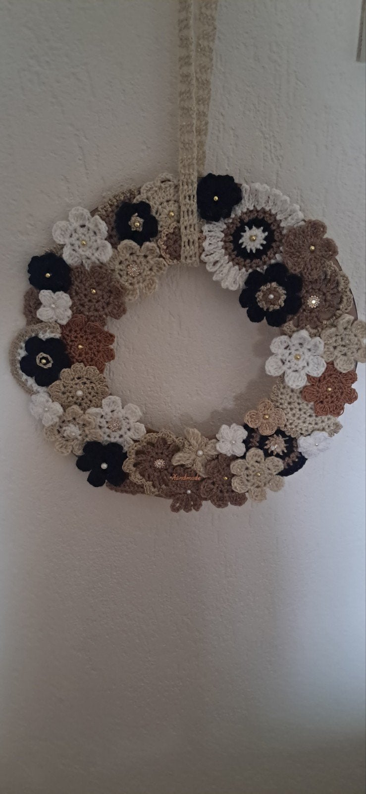 mooie grote bloemenkransen 35 cm doorsnede, Ophalen of Verzenden, Zo goed als nieuw