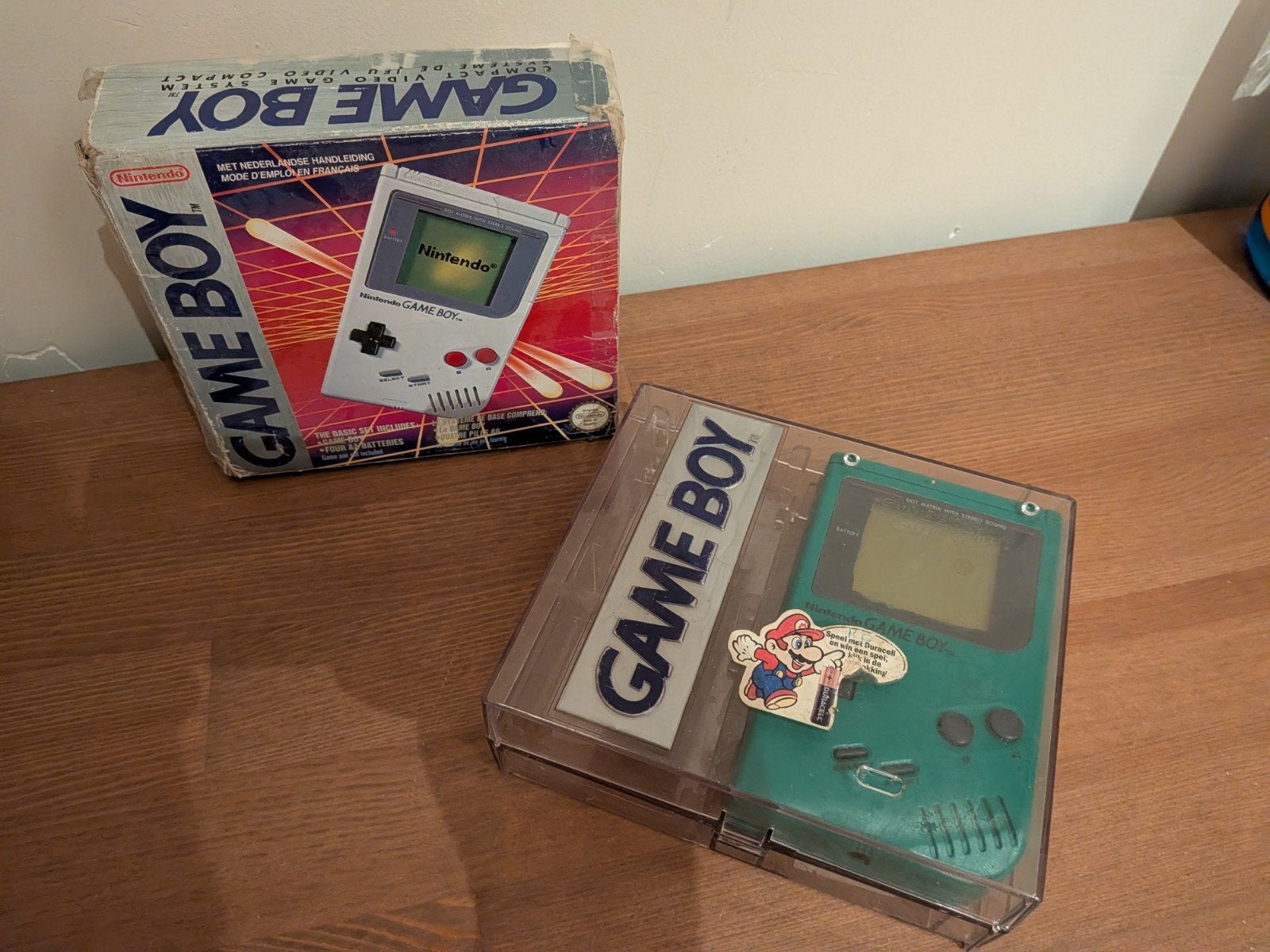 Nintendo Game Boy DMG-01 Limited Edition Groen Tetris bundel, Spelcomputers en Games, Ophalen of Verzenden, Gebruikt, Game Boy Classic