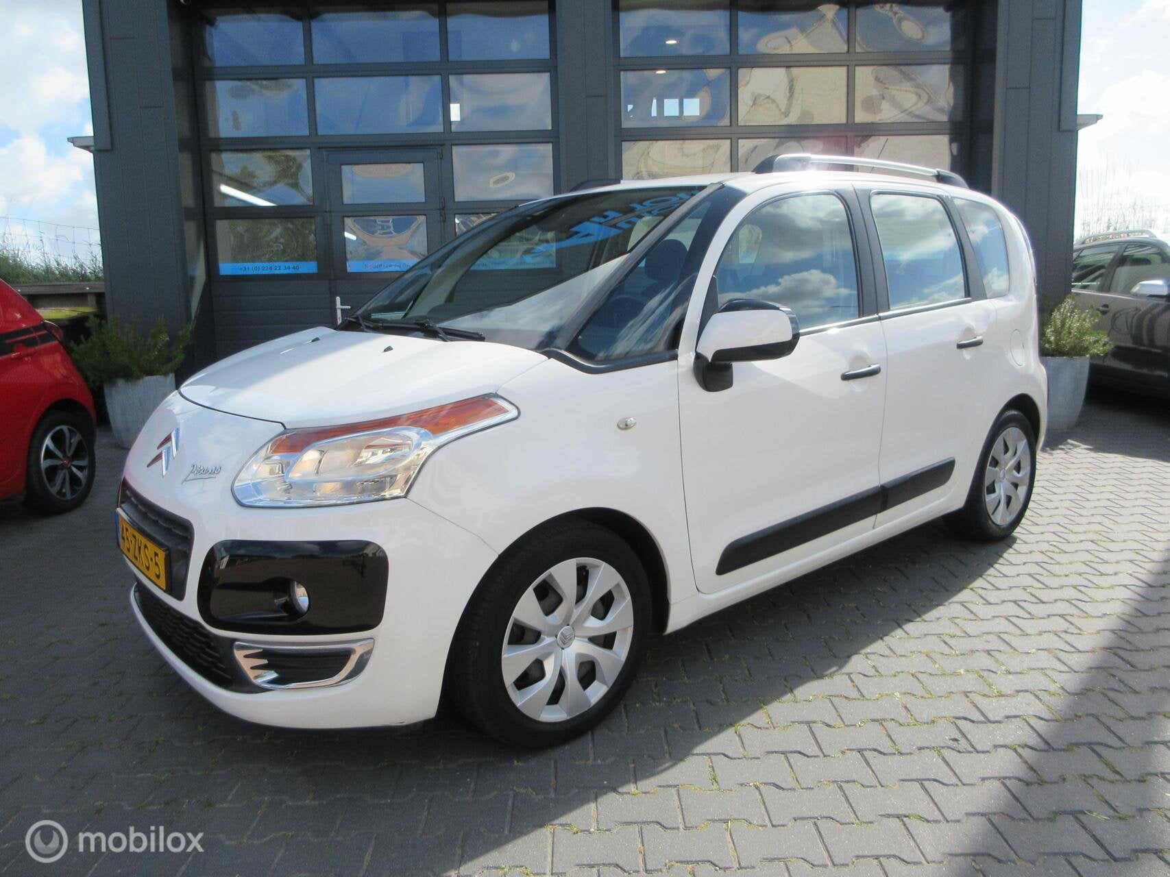 Citroen C3 Picasso 1.6 VTi Tendance Aut 72dkm! Airco Cruise, Auto's, Citroën, Euro 5, Stof, Gebruikt, Wit