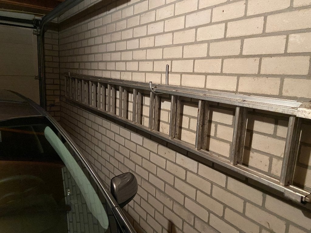 ladder, Ophalen of Verzenden, Zo goed als nieuw, Ladder, Opvouwbaar of Inschuifbaar