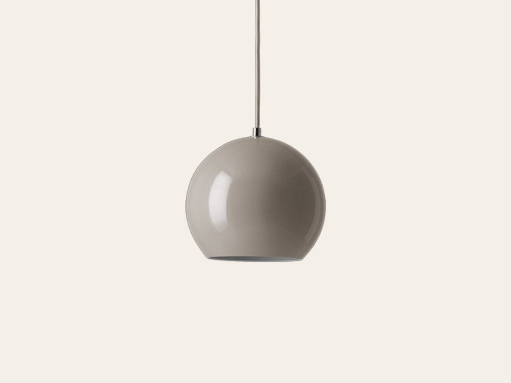 &Tradition Topan Hanglamp – Beige | Verner Panton, Huis en Inrichting, Ophalen, Metaal, Design, E27 (groot)