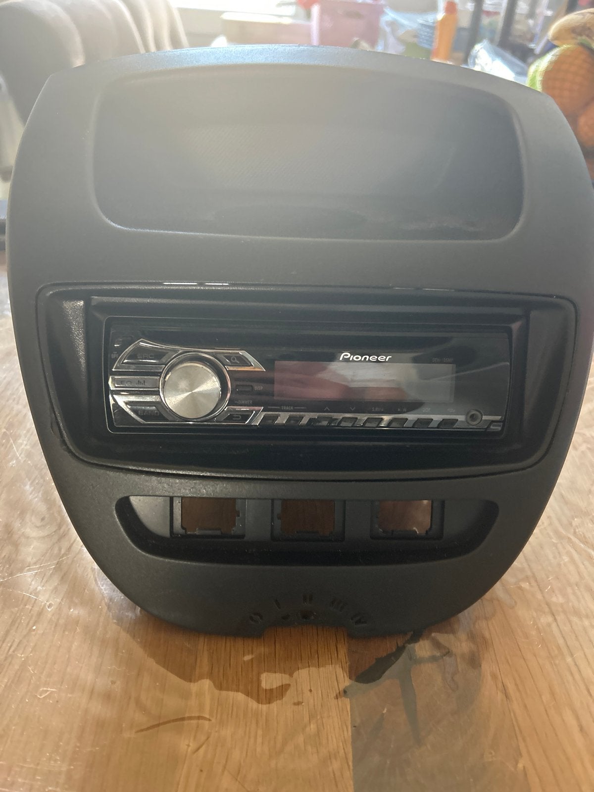Pioneer autoradio met dashboardframe, Ophalen of Verzenden, Gebruikt