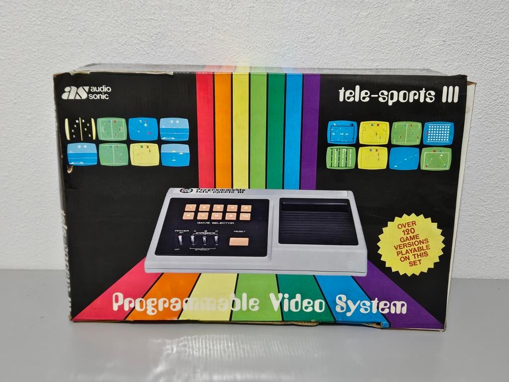 Audio Sonic Tele-Sports III Vintage Pong Audiosonic ZGAN, Spelcomputers en Games, Ophalen of Verzenden, Zo goed als nieuw