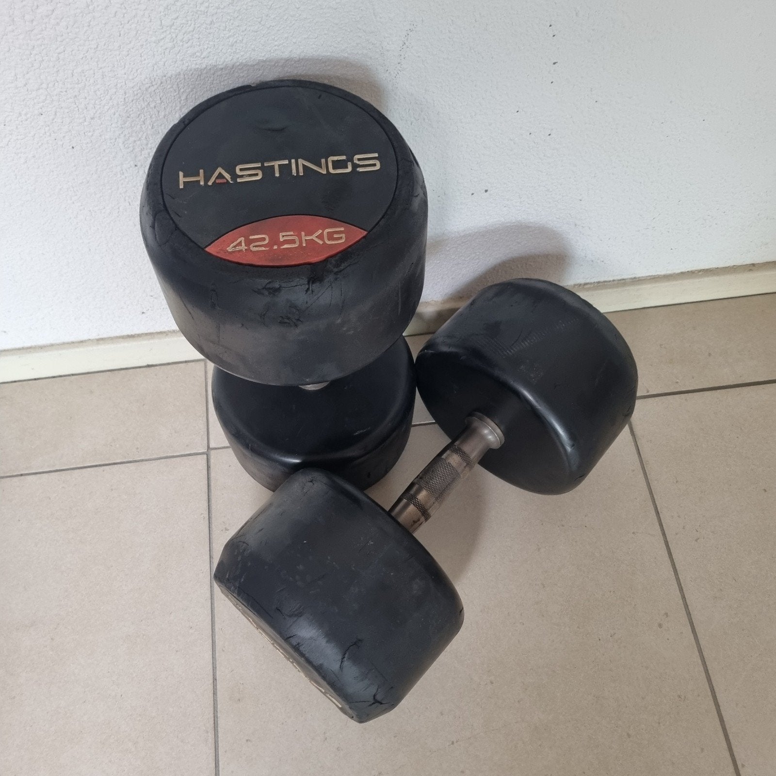 Hastings 42,5kg dumbellset, Ophalen, Gebruikt, Benen, Dumbbell