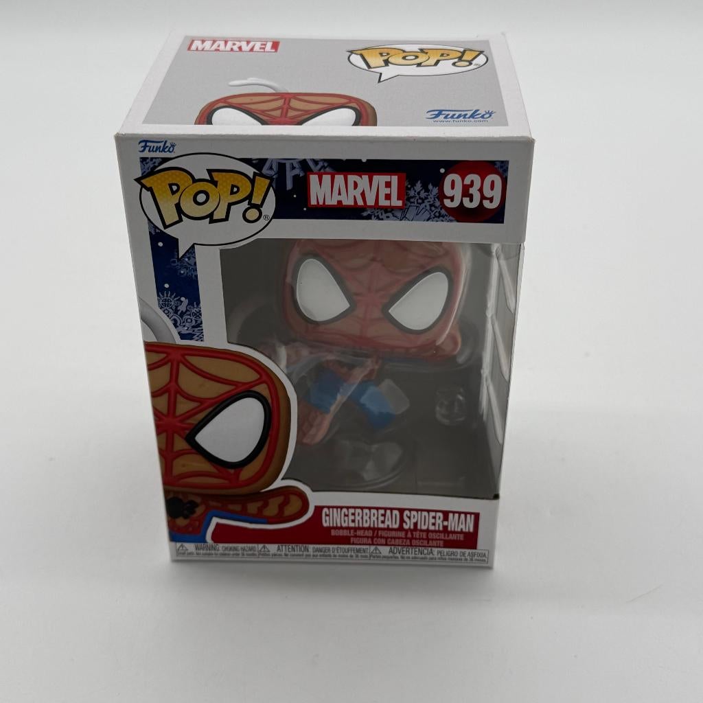Funko Pop Marvel Gingerbread Spider man, Ophalen of Verzenden, Nieuw