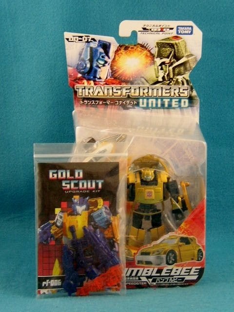 Transformers Takara United Bumblebee MOMC/Gold Scout Add-on, Overige generaties, Ophalen of Verzenden, Nieuw, Autobots