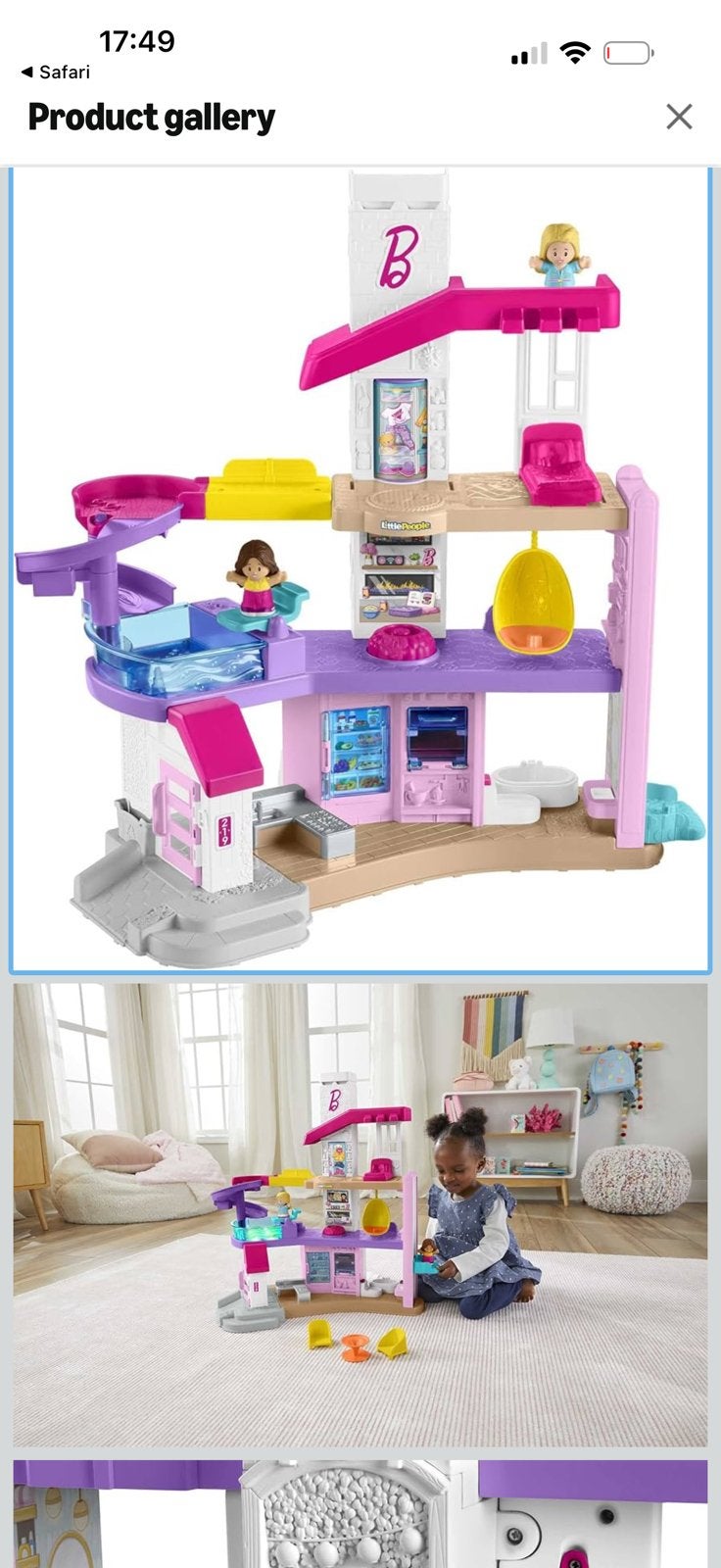 Fisher-Price Little People Barbie Speelhuis Zo goed als nieu, Kinderen en Baby's, Speelgoed | Poppenhuizen, Ophalen, Zo goed als nieuw