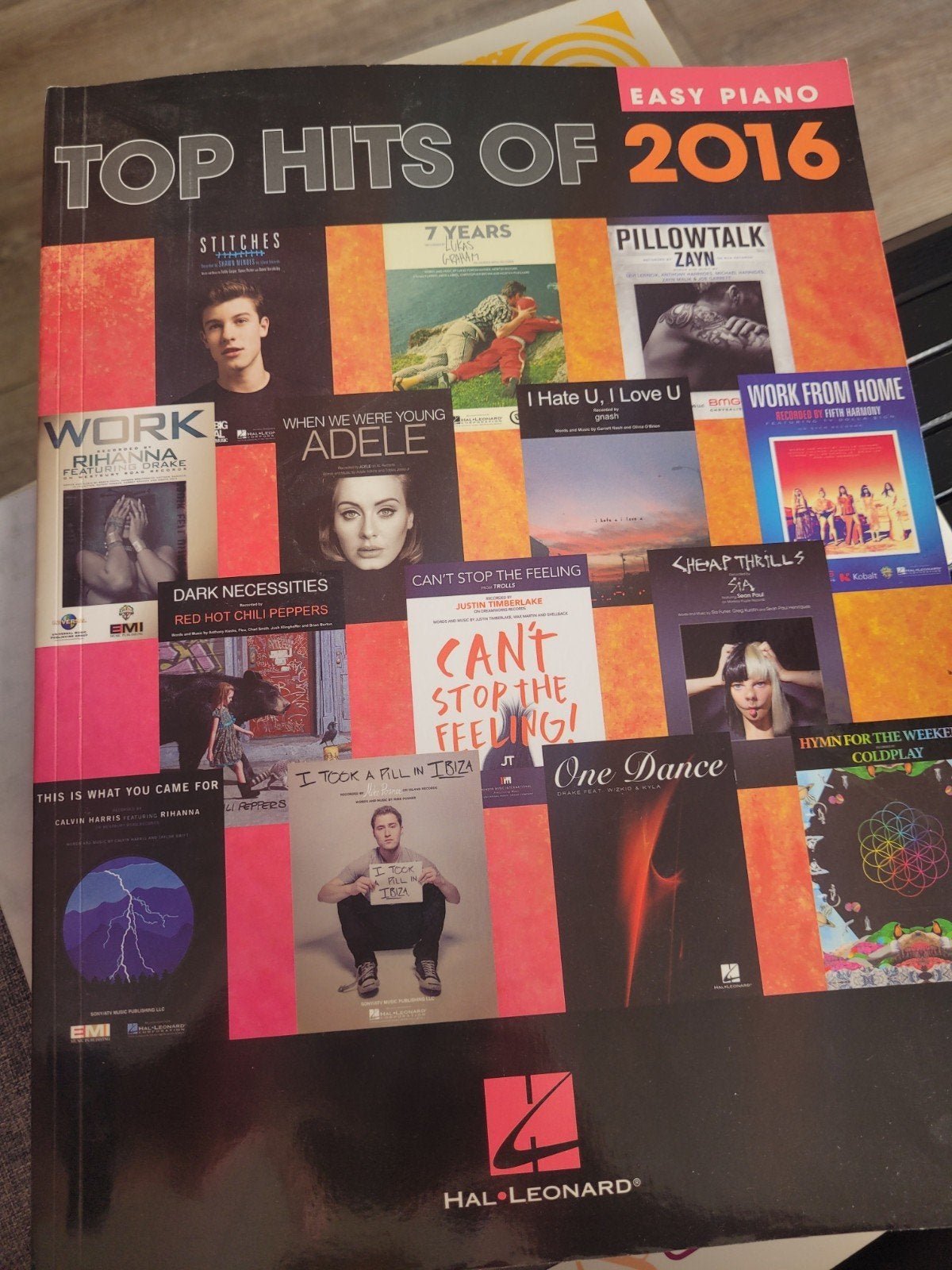 Easy Piano Top Hits of 2016 - Hal Leonard Bladmuziek, Ophalen of Verzenden, Zo goed als nieuw, Thema, Piano