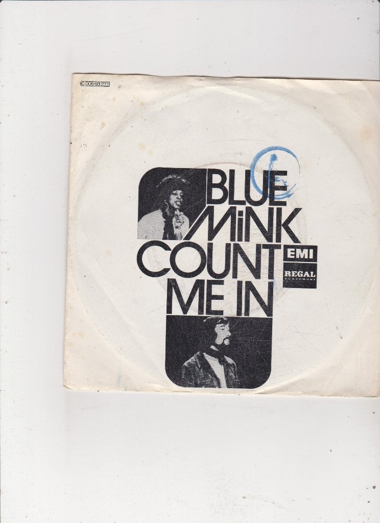 Single Blue Mink - Count me in, Ophalen of Verzenden, Gebruikt, 7 inch