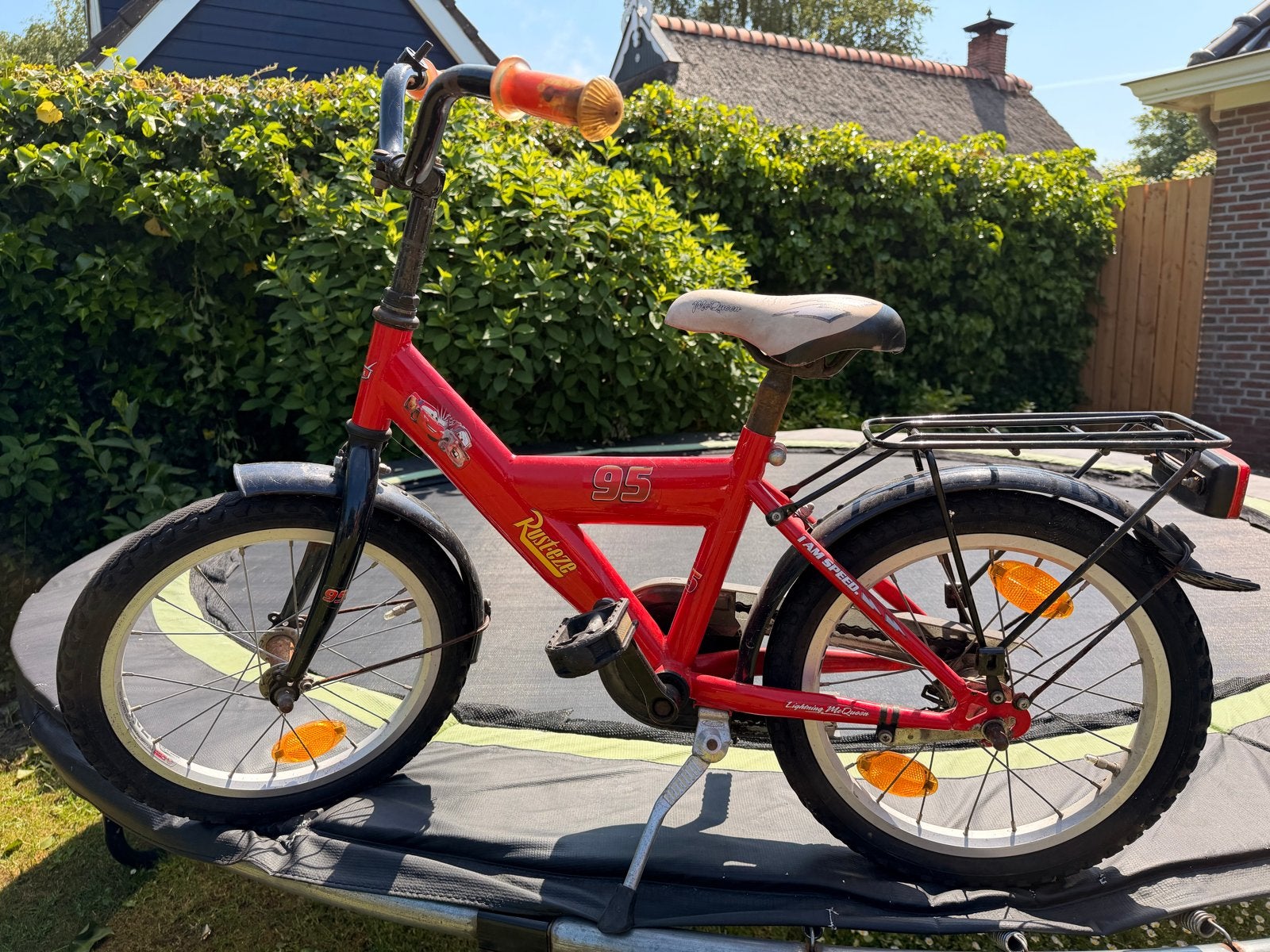 Kinderfiets Cars 14 inch, Fietsen en Brommers, Fietsen | Kinderfietsjes, Ophalen, Gebruikt, 16 tot 20 inch