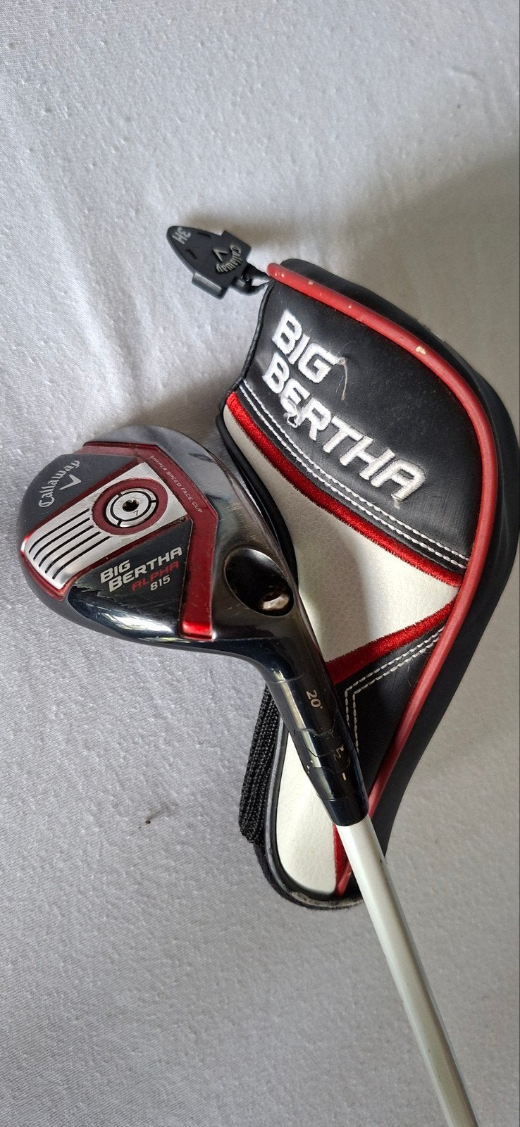 Callaway golfclub Big Bertha alpha 815 hybride, Sport en Fitness, Golf, Ophalen of Verzenden, Zo goed als nieuw, Club, Callaway