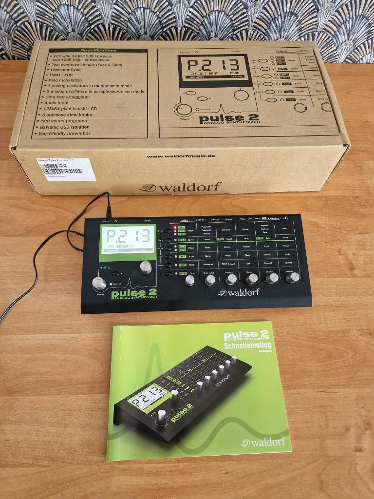 Waldorf Pulse 2, Muziek en Instrumenten, Synthesizers, Zo goed als nieuw, Overige aantallen, Overige merken, Met midi-aansluiting