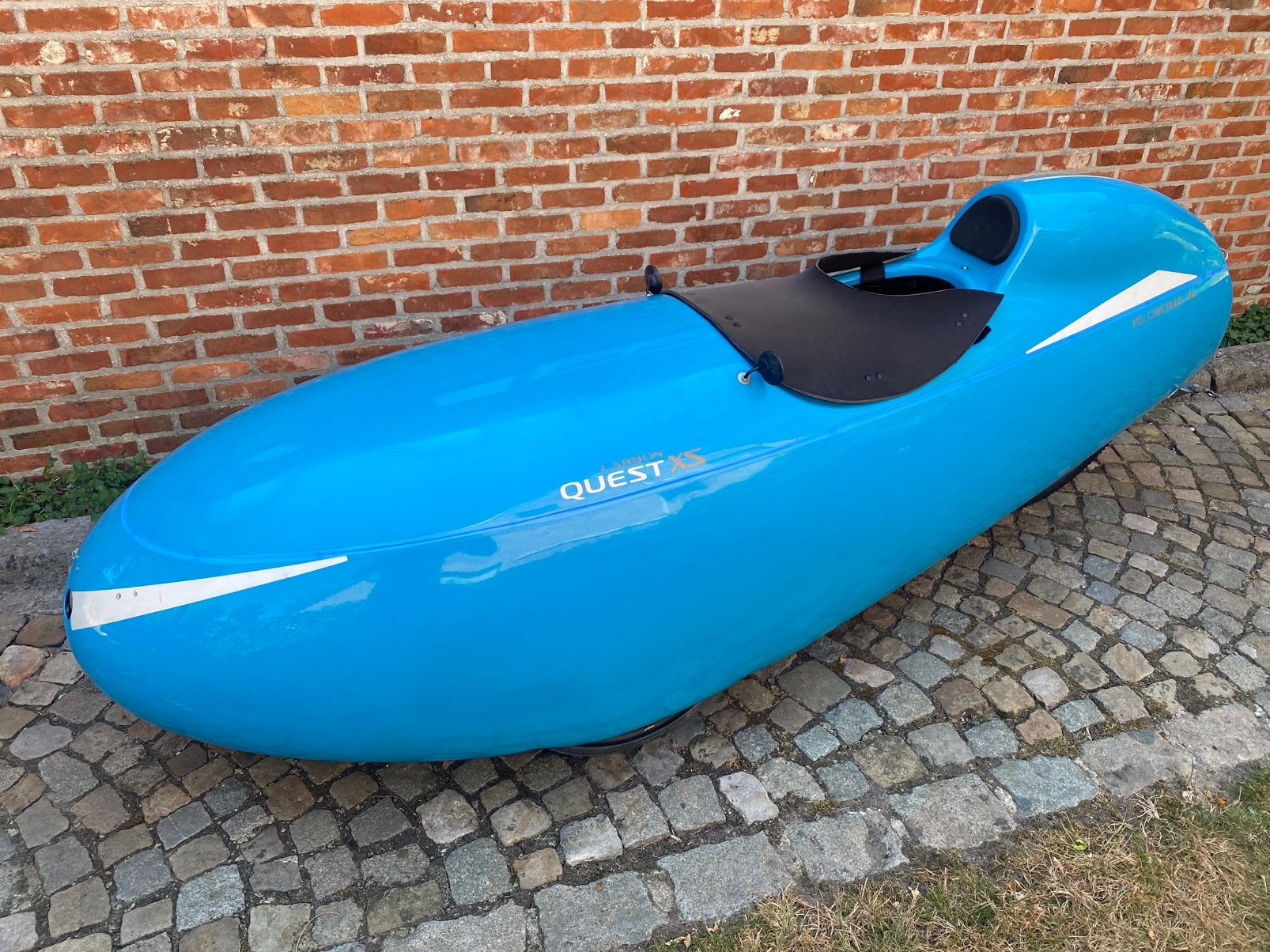 Ligfiets Velomobiel Quest XS Carbon, Fietsen en Brommers, Fietsen | Ligfietsen, Ophalen, Zo goed als nieuw, Overige merken