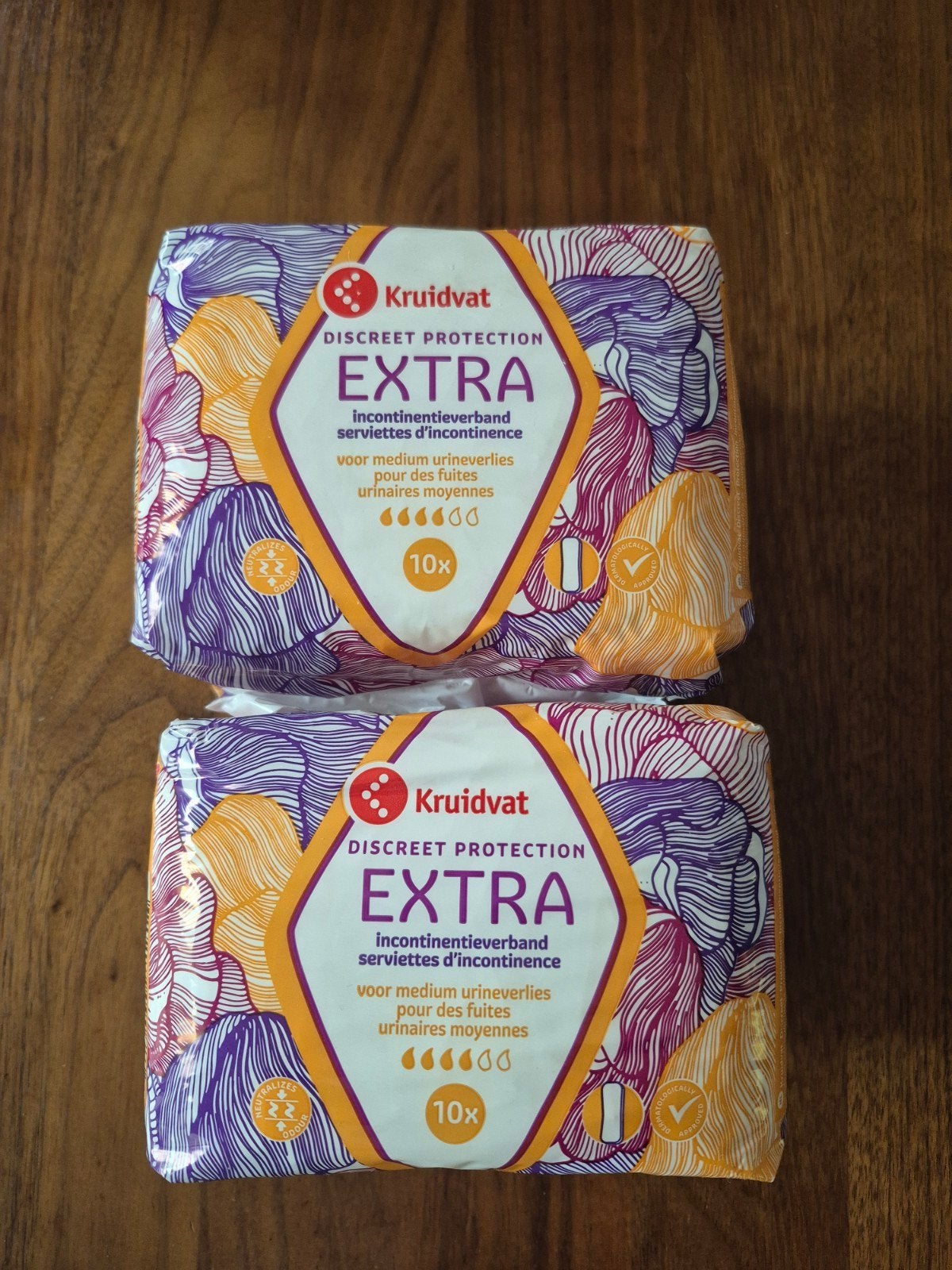 2 nieuwe pakken incontinentieverband extra | Kruidvat, Diversen, Ophalen of Verzenden, Nieuw