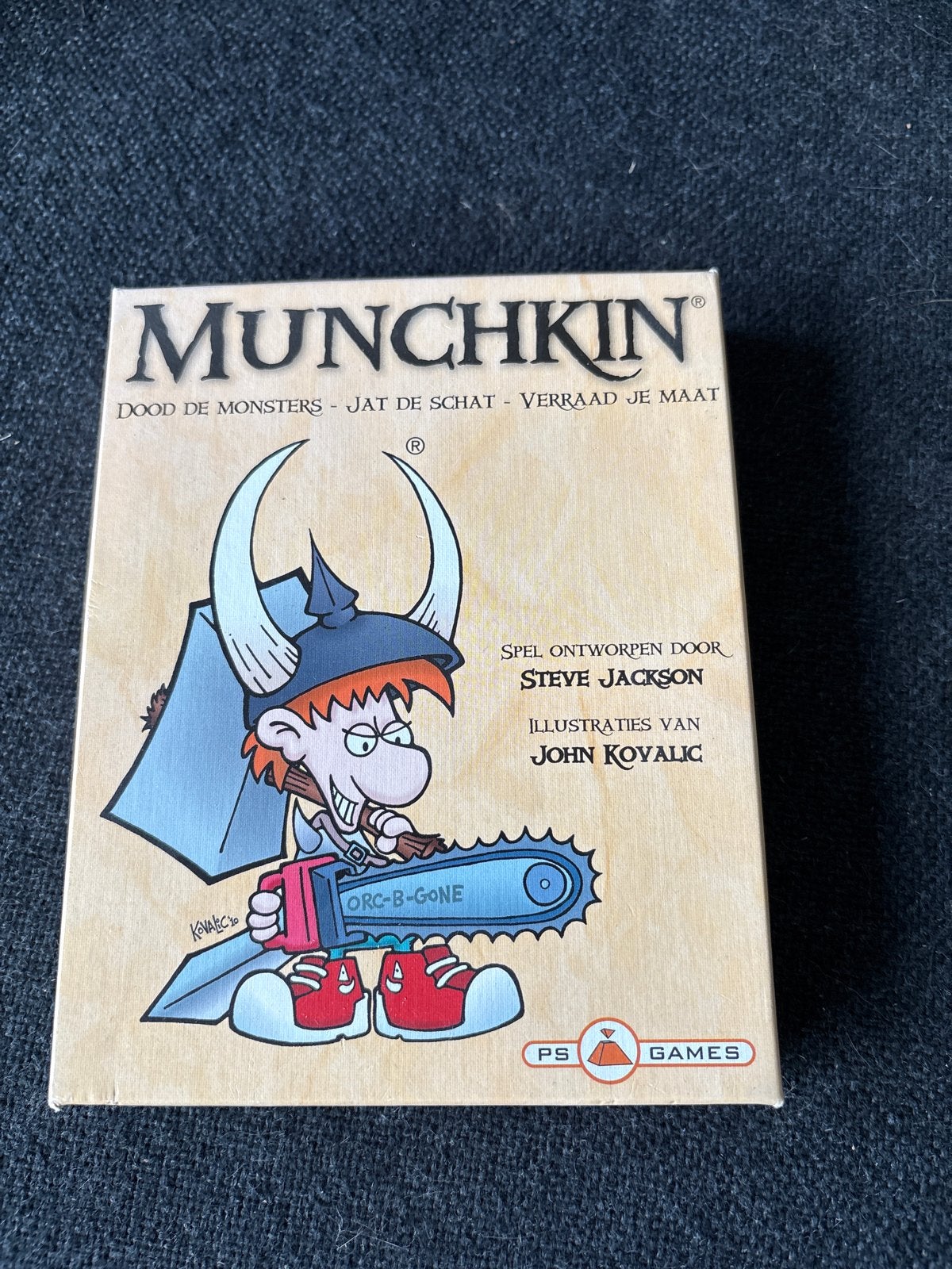 Munchkin Kaartspel - Dood de Monsters, Jat de Schat, Drie of vier spelers, Ophalen of Verzenden, Gebruikt