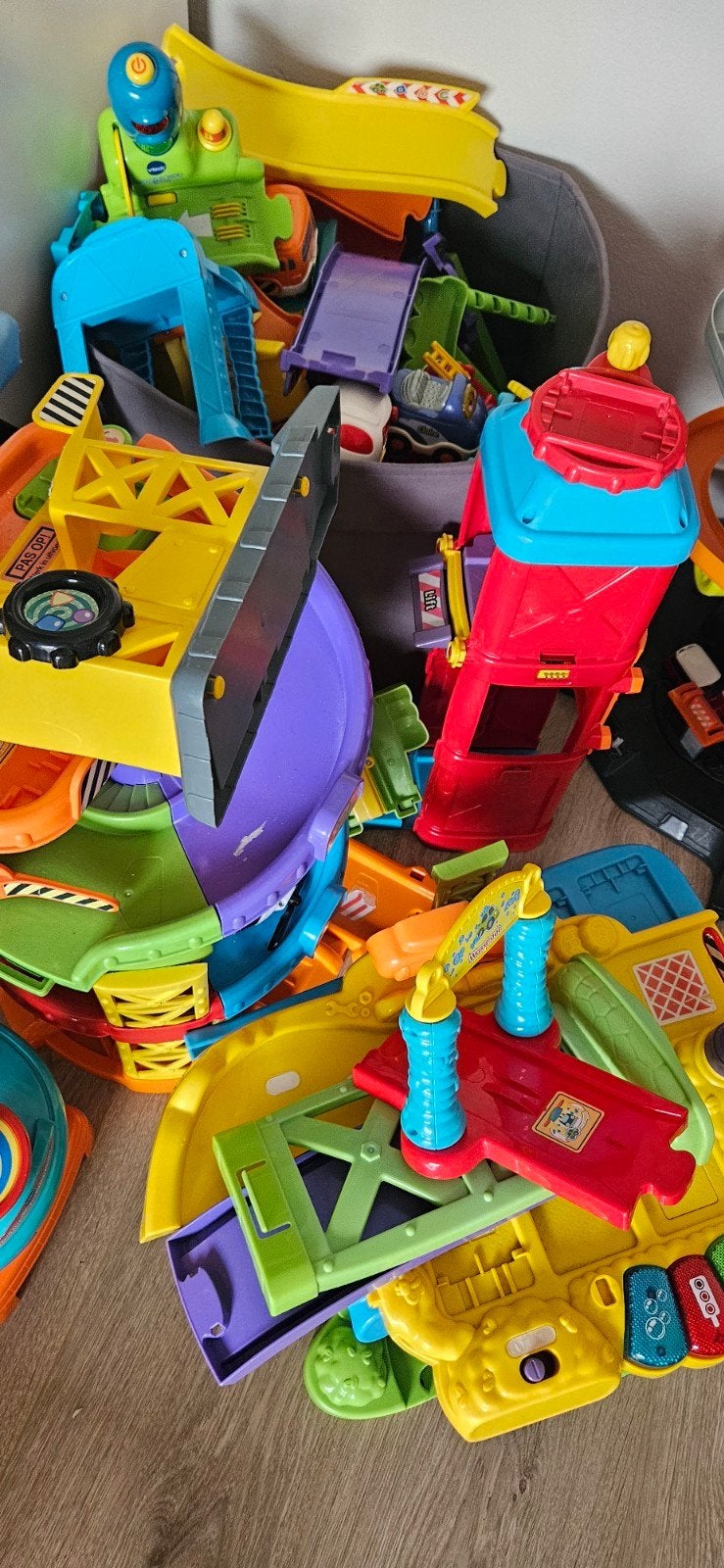 Grote set VTech Toet Toet Auto's, Ophalen of Verzenden, Gebruikt