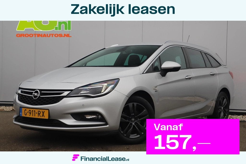 Opel Astra Sports Tourer 1.0 Turbo 120 Jaar Edition 16 inch, Stof, Gebruikt, Euro 6, 1178 kg