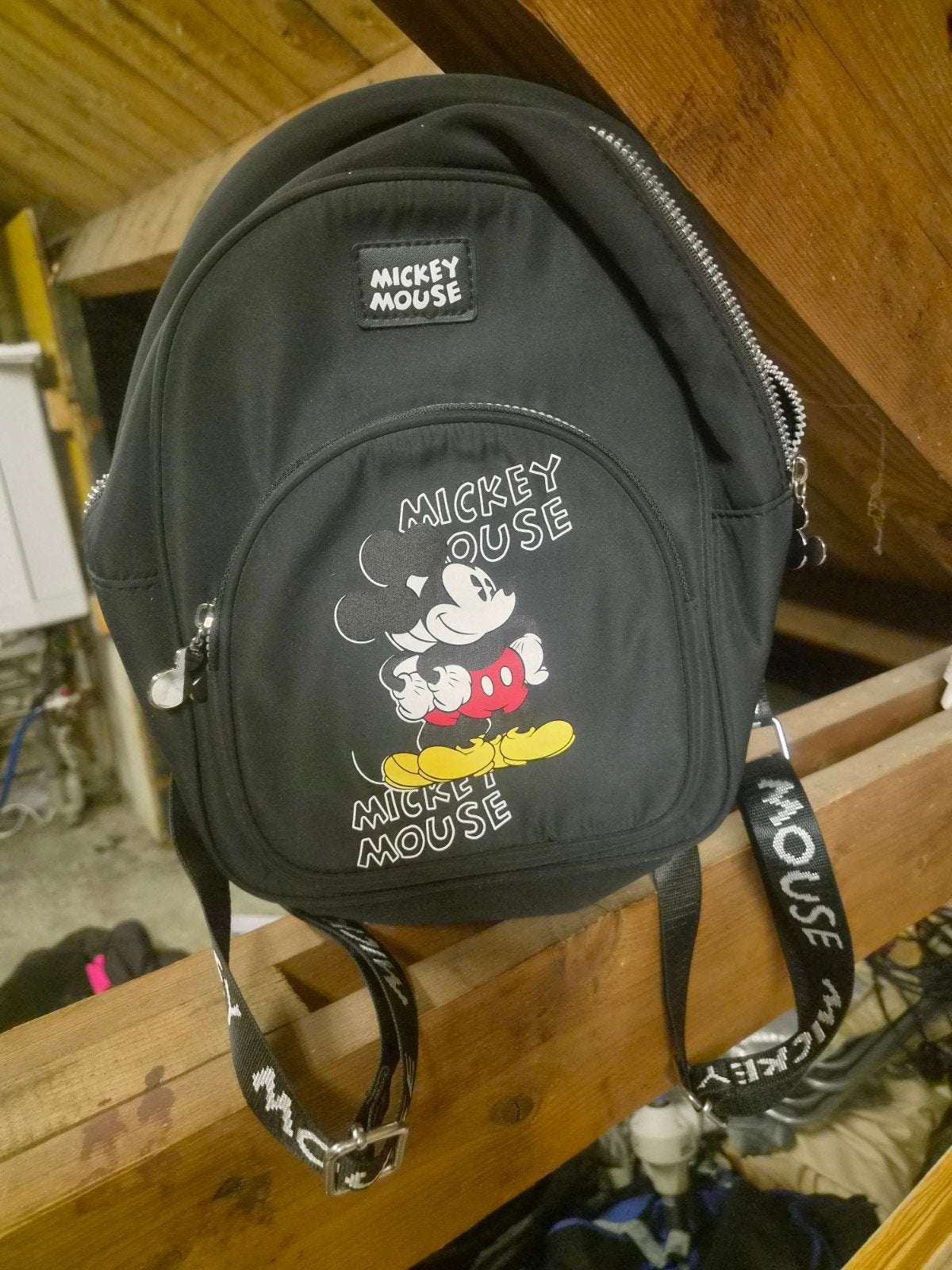 Leuke Mickey Mouse rugzak, zwart, Ophalen, Gebruikt, Minder dan 30 cm, Disney of Dora