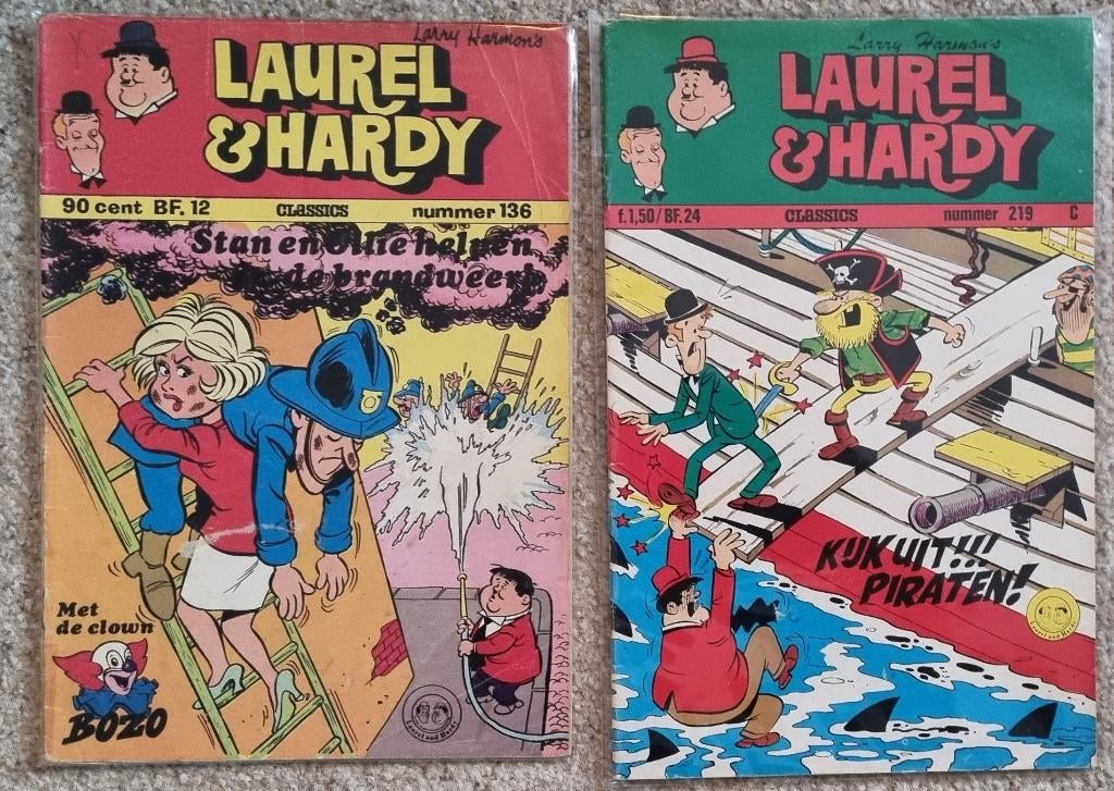 LAUREL en HARDY Classics | nr. 136 + 219 | Classics Ned, Boeken, Gelezen, Larry Harmon, Europa, Ophalen of Verzenden