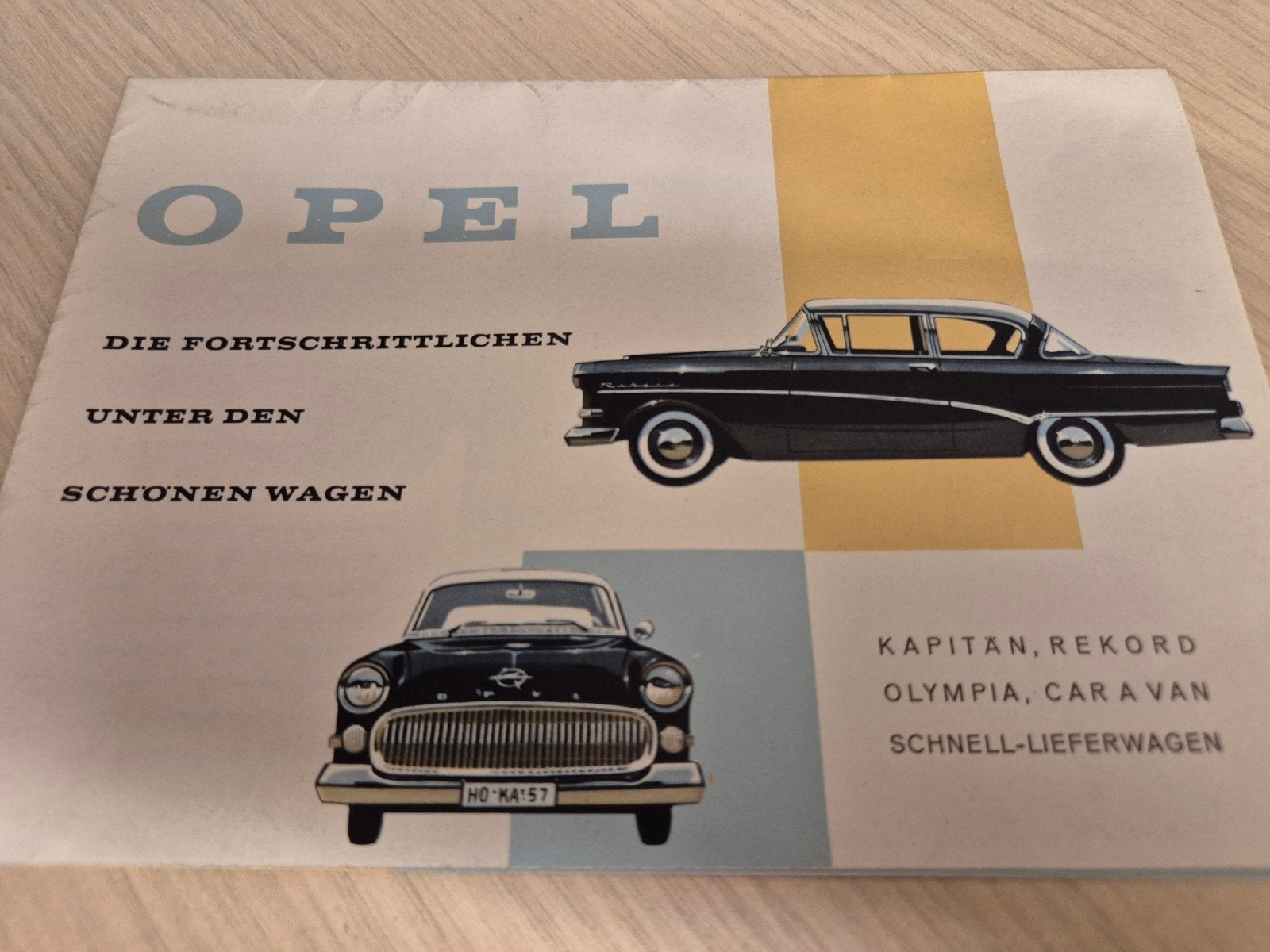 1957 mooie Opel Kapitan Olympia Rekord Caravan stationcar, Ophalen of Verzenden, Opel