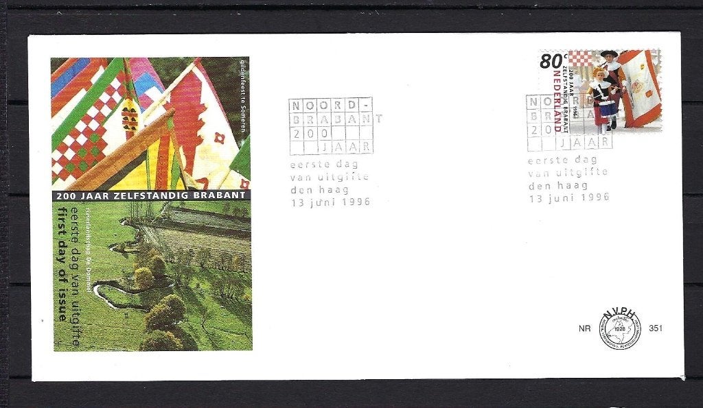 FDC NVPH E351 onbeschreven, Ophalen of Verzenden, Onbeschreven, Nederland