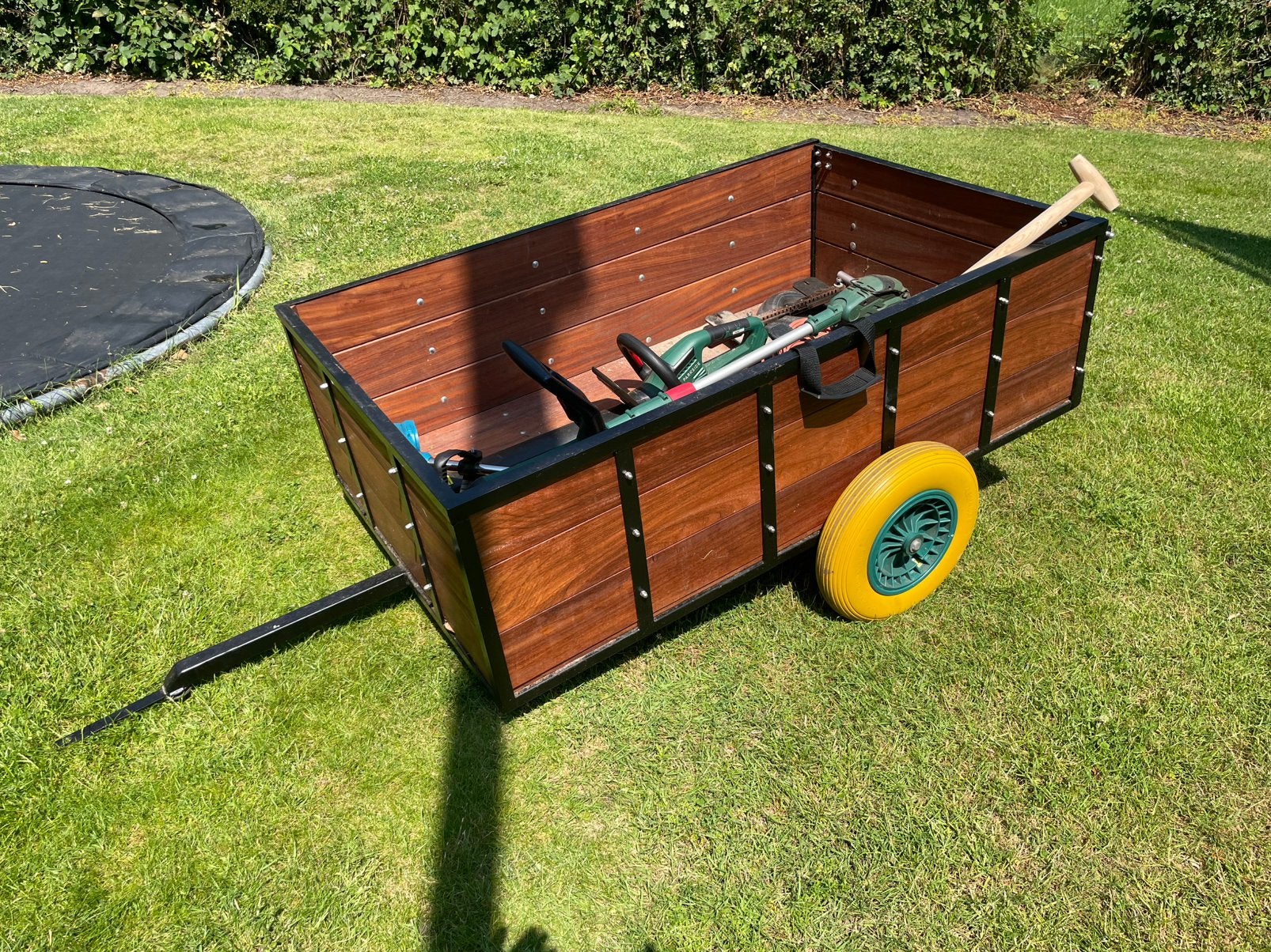 Aanhanger Zitmaaier, Tuin en Terras, Zitmaaiers, Ophalen, Zo goed als nieuw