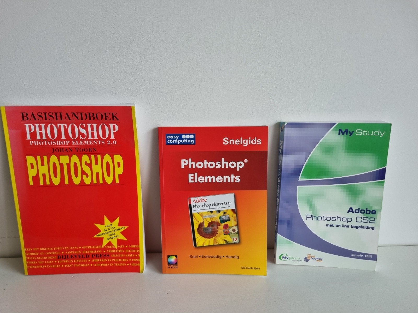 Photoshop Boeken: Basis, Elements & CS2 -  Beeldbewerking, Ophalen of Verzenden, Gelezen, Diverse Auteurs