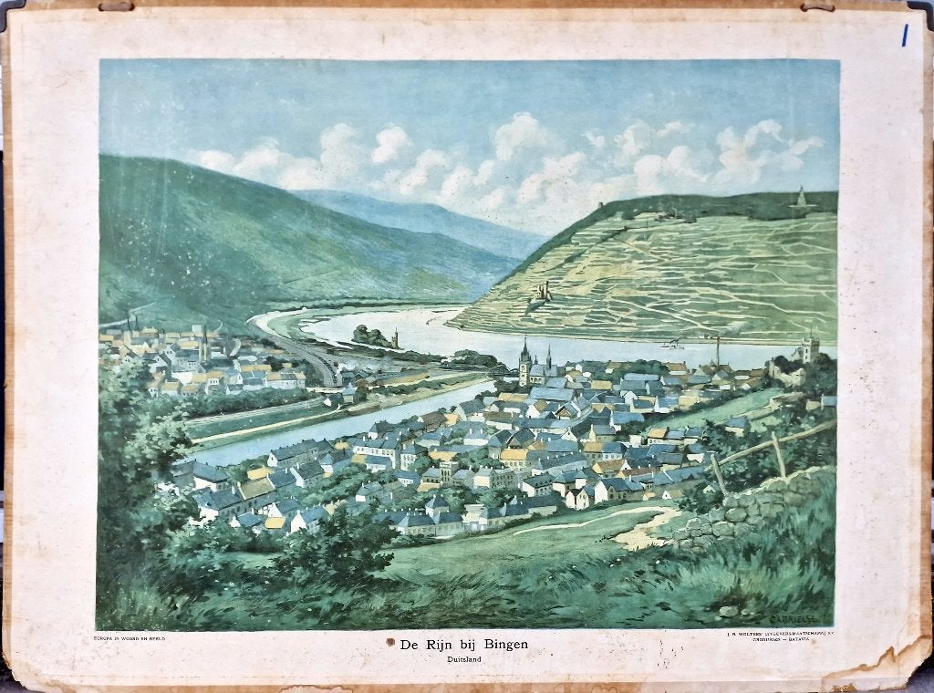 De Rijn bij Bingen. Duitsland / J. Gabriëlse, Ophalen, Geschiedenis