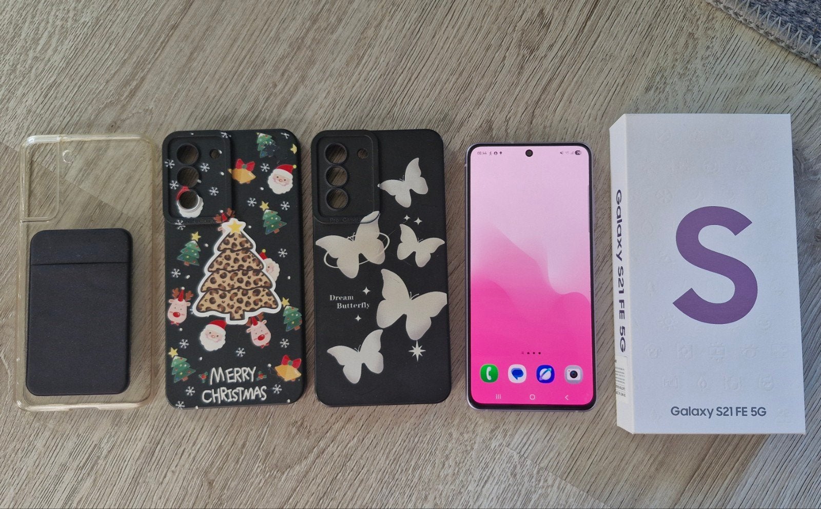 Samsung S21 FE 5G -  met 3 hoesjes, Zwart, Ophalen of Verzenden, Zo goed als nieuw, 128 GB