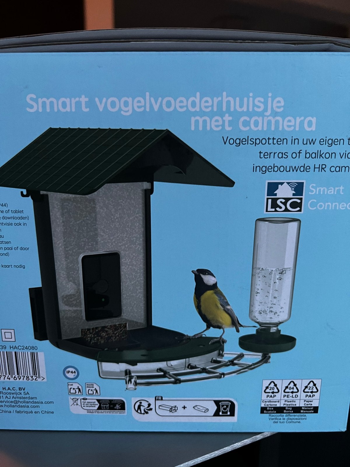 Smart Vogelvoederhuisje met Camera - Spot Vogels in je Tuin!, Ophalen of Verzenden, Nieuw