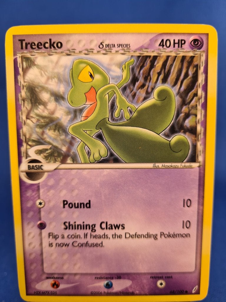 Treecko δ 68/100 - Crystal Guardians, Verzenden, Gebruikt