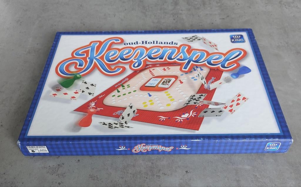 KING oud-Hollands Keezenspel, Hobby en Vrije tijd, Gezelschapsspellen | Bordspellen, Ophalen of Verzenden, Zo goed als nieuw, King