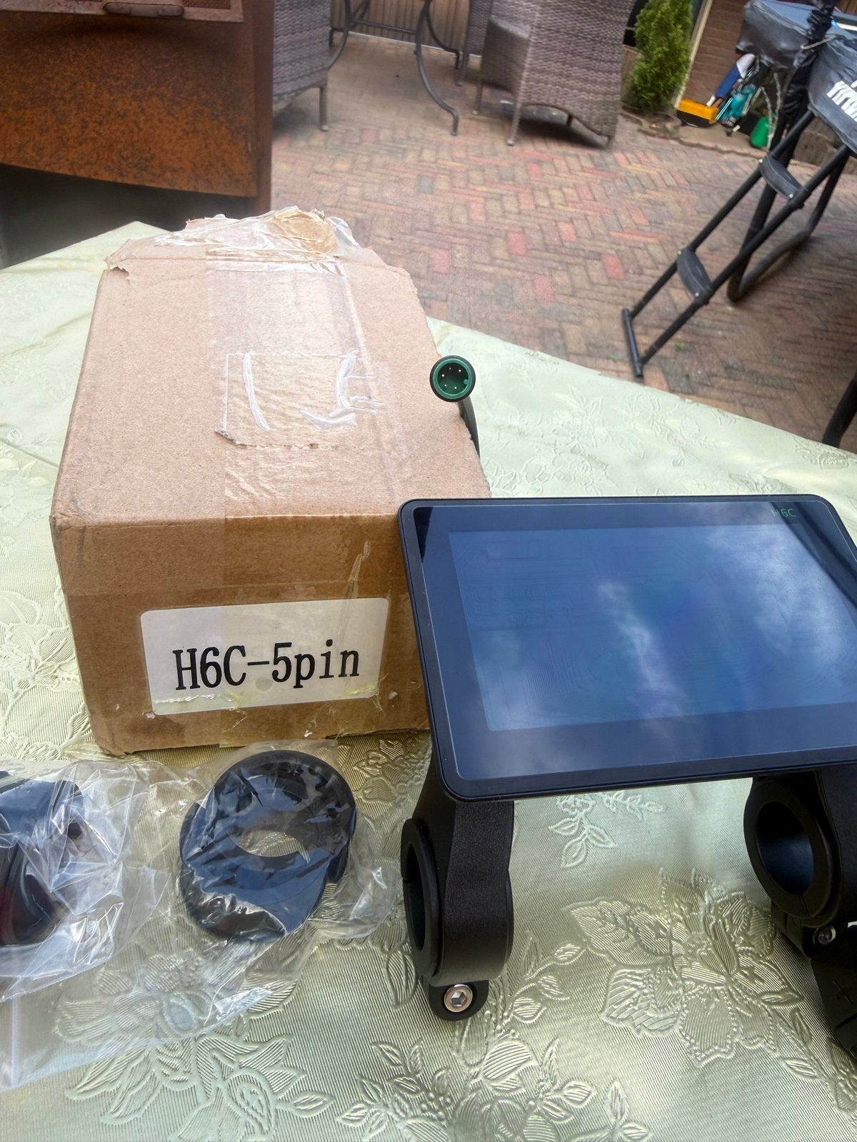 Nieuw Fatbike Scherm H6C - Pin/Opvoerbaar, Fietsen en Brommers, Fietsaccessoires | Fietscomputers, Ophalen of Verzenden, Nieuw