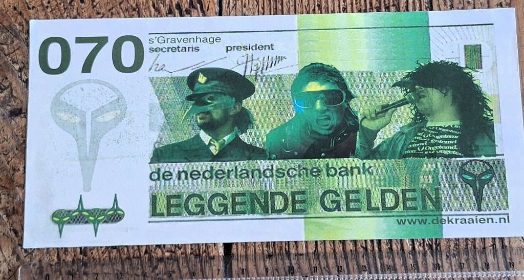 bankbiljet "DE KRAAIEN" Haagse rapformatie, Ophalen of Verzenden, Zo goed als nieuw, Foto of Kaart