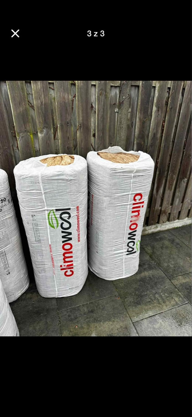 Climowool Glaswol Isolatie TW1-E - 50mm dik, Nieuw, Minder dan 5 m², Vloerisolatie, Glaswol
