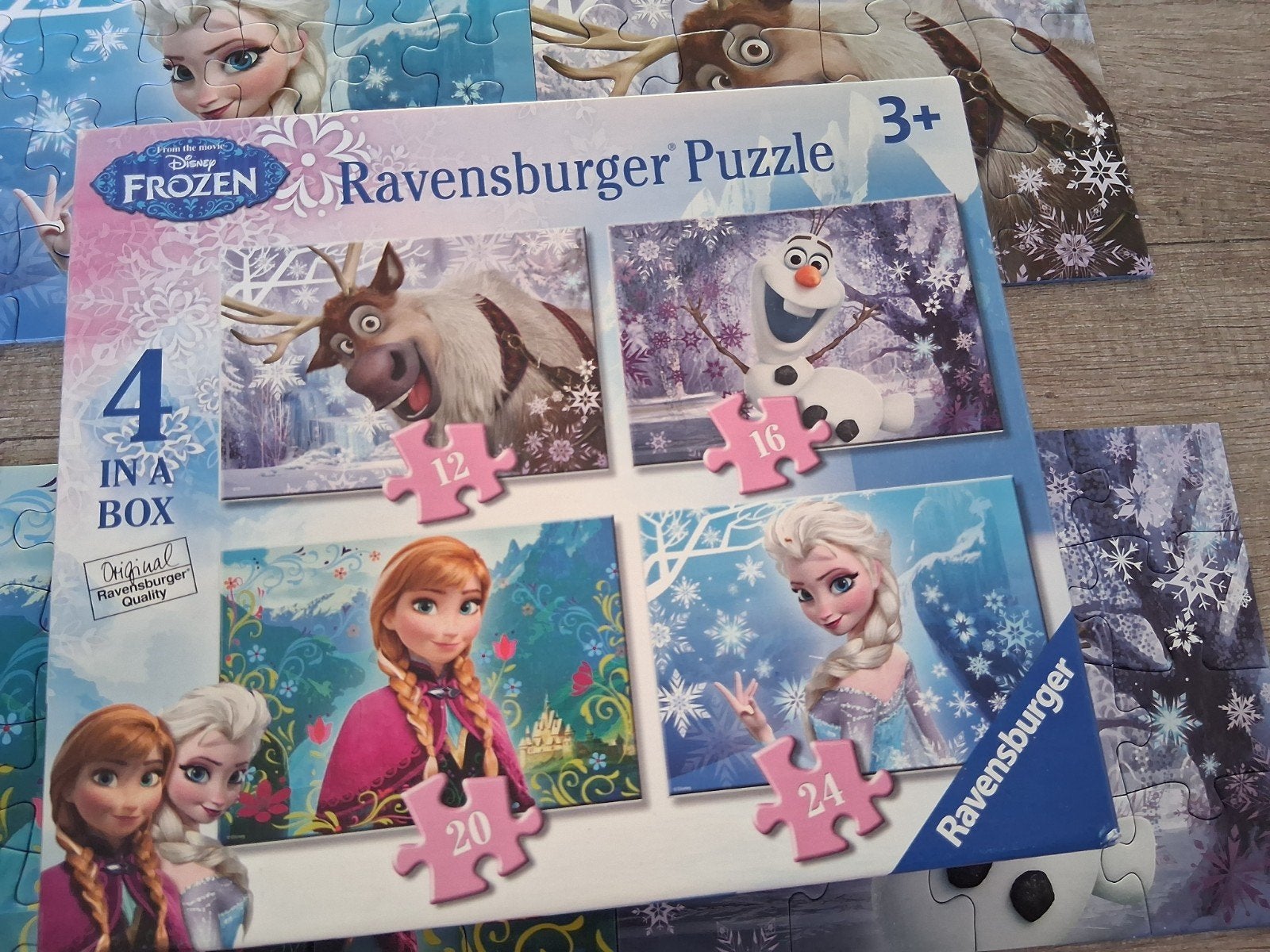 Disney frozen puzzle, Ophalen of Verzenden, Minder dan 10 stukjes, Gebruikt, 2 tot 4 jaar