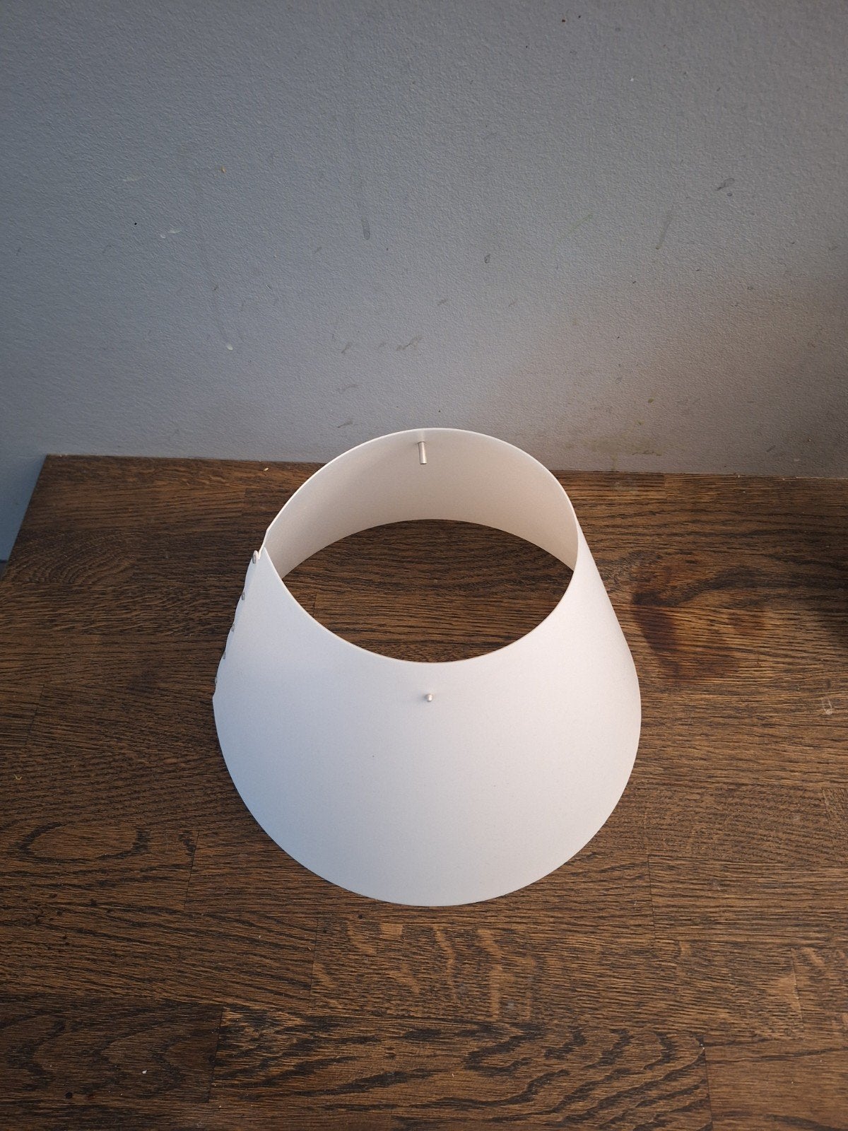 Contanza lampenkap Ø25cm H17cm, Huis en Inrichting, Lampen | Lampenkappen, Gebruikt, Wit, Rond, Ophalen of Verzenden