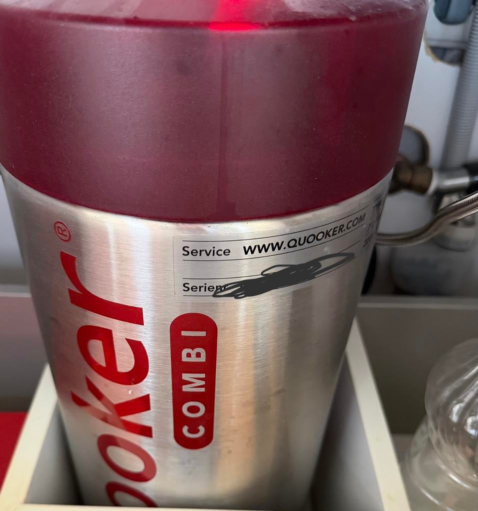 Quooker Fusion Square Combi+ 7 liter - Zilver, Zilver, Ophalen of Verzenden, Overige merken, Overige typen