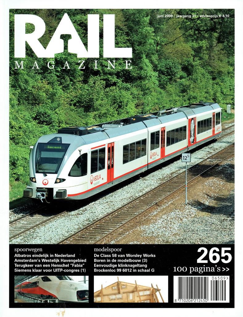 Rail Magazine Spoorwegen & Modelspoor 2009 nr. 265, Verzenden, Gelezen, Trein