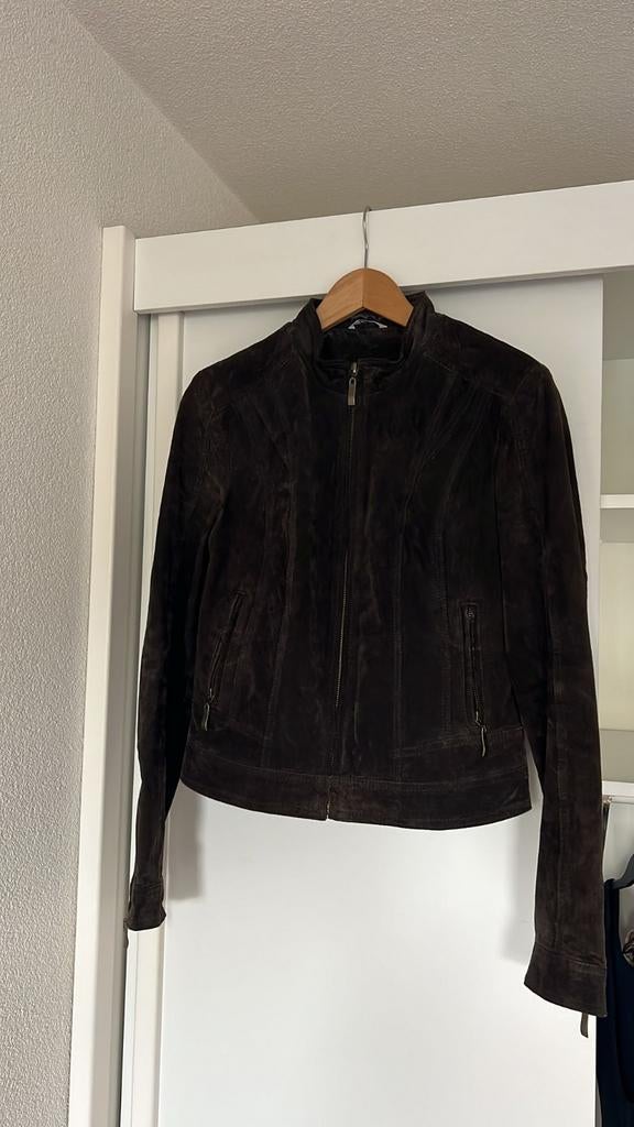 Echt leren jacket HEMA M, Ophalen of Verzenden, Zo goed als nieuw, Zwart