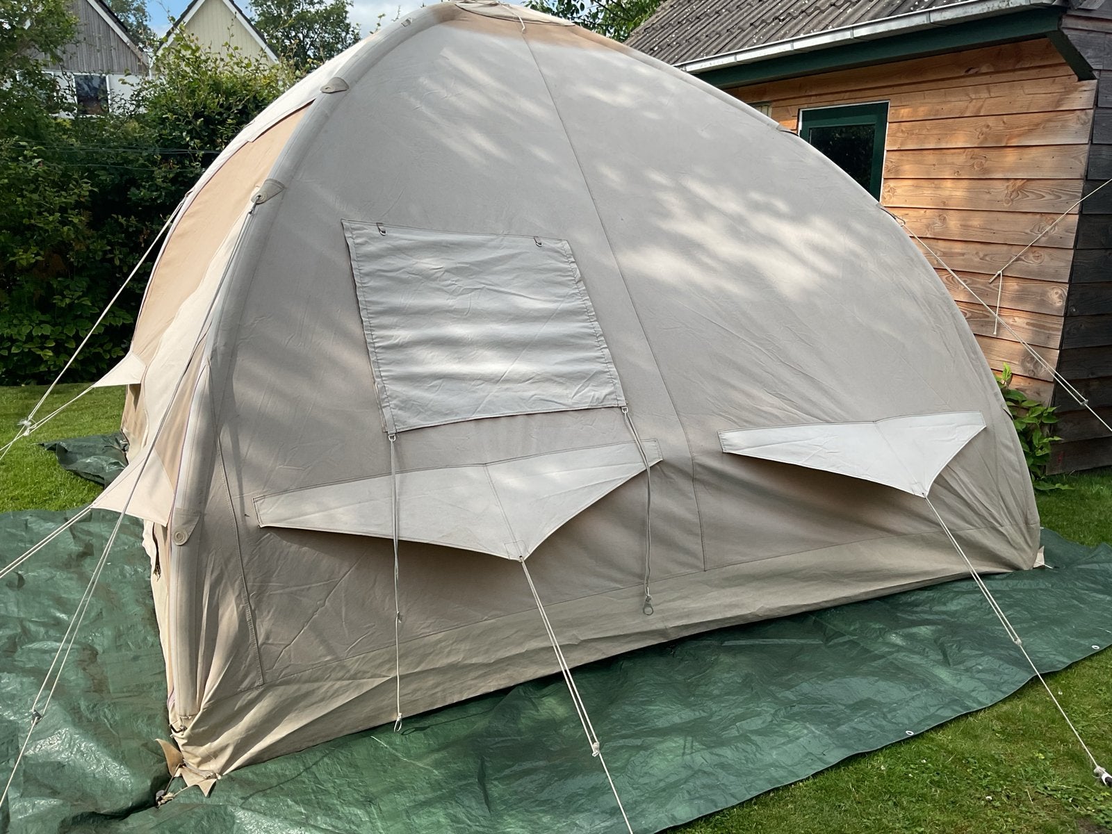 Karsten tent KS 202 met luifels en voortent, Ophalen, Gebruikt, Tot en met 4
