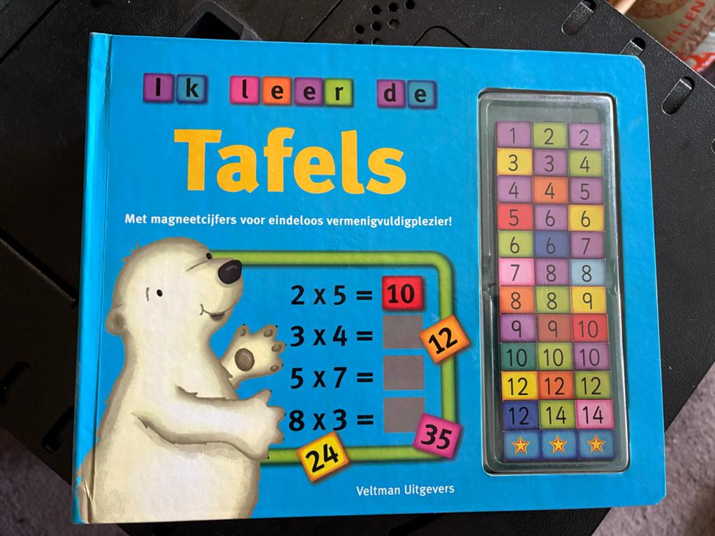 Ik leer de tafels - Magnetisch rekenboek, Boeken, Ophalen of Verzenden, Beta, Zo goed als nieuw, LBO