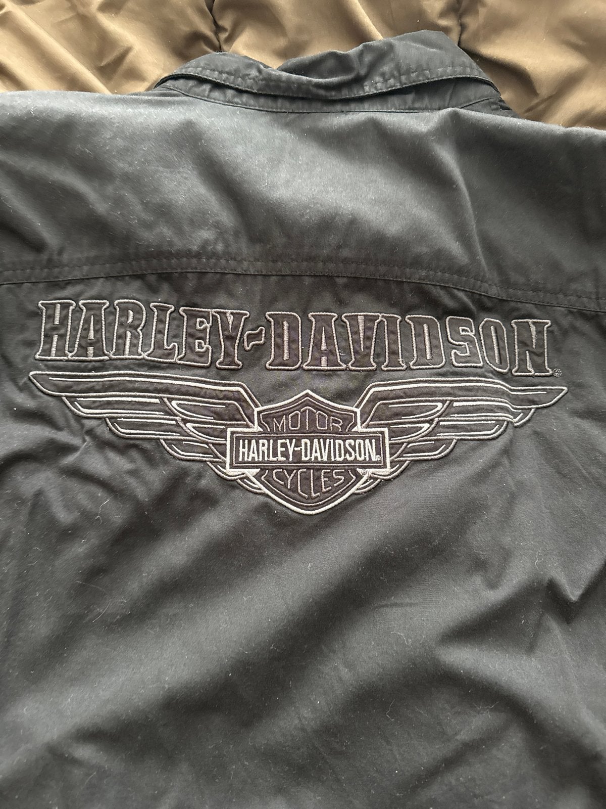 Zwart Harley-Davidson overhemd, nieuw, Ophalen, Nieuw