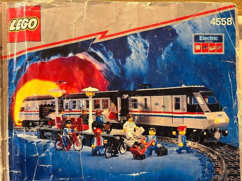 Lego 4558 Metroliner trein, Gebruikt, Lego, Ophalen of Verzenden, Complete set