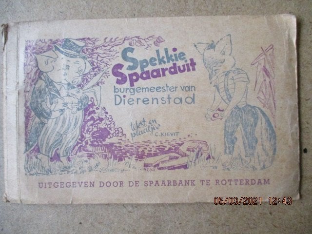 adv0211 spekkie spaarduit 1, Eén stripboek, Ophalen, Gelezen
