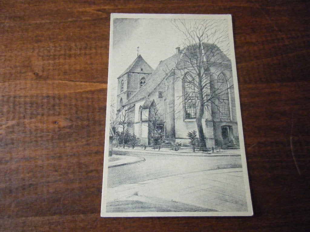 A4 - Hellendoorn - NH Kerk - Mooi/Oud, Ophalen of Verzenden, 1940 tot 1960, Overijssel